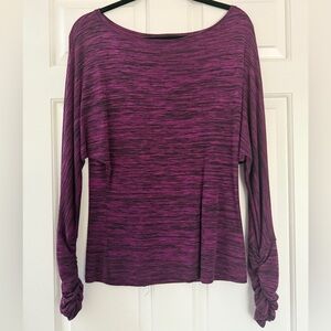 Purple Long Sleeve Top